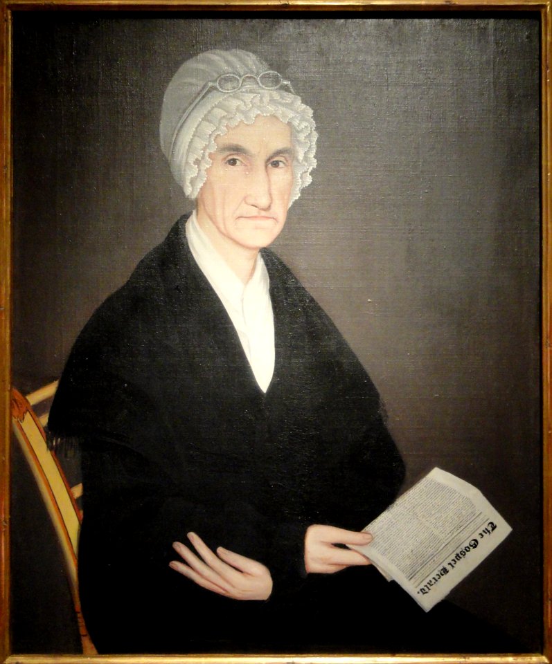 Mrs. Reuben Allerton (Lois Atherton), 1821-1822, by Ammi Phillips - Art Institute of Chicago - DSC09920