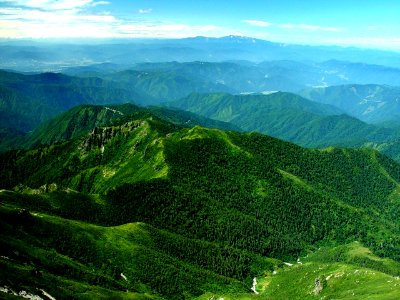 Mount Haku from Kasa 2002-8-29