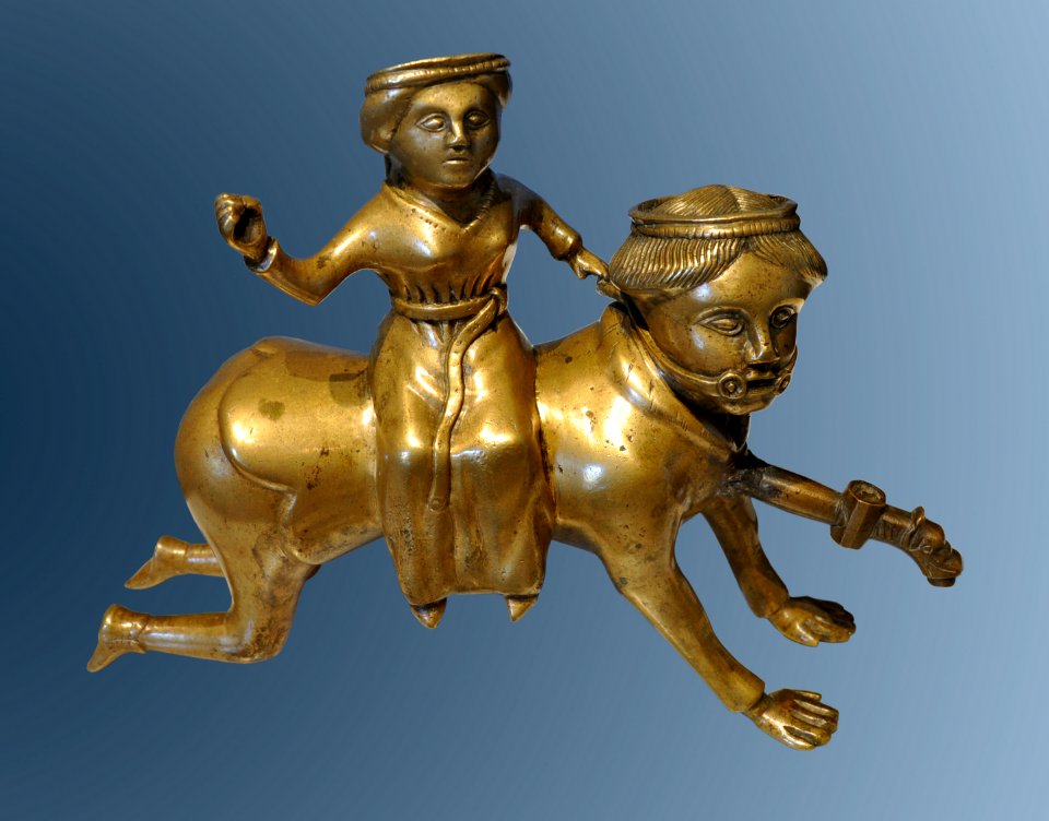 MRAH Aquamanile Aristote et Phyllis 261211