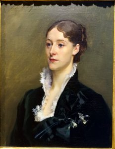 Mrs. Henry St. John Smith (Ellen Archer Eveleth Smith), by John Singer Sargent, 1883, oil on canvas - Portland Museum of Art - Portland, Maine - DSC04273