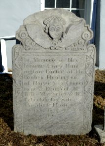Mrs. Jemima Carey Huntington - Spencertown Cemetery - Austerlitz, New York - DSC07623