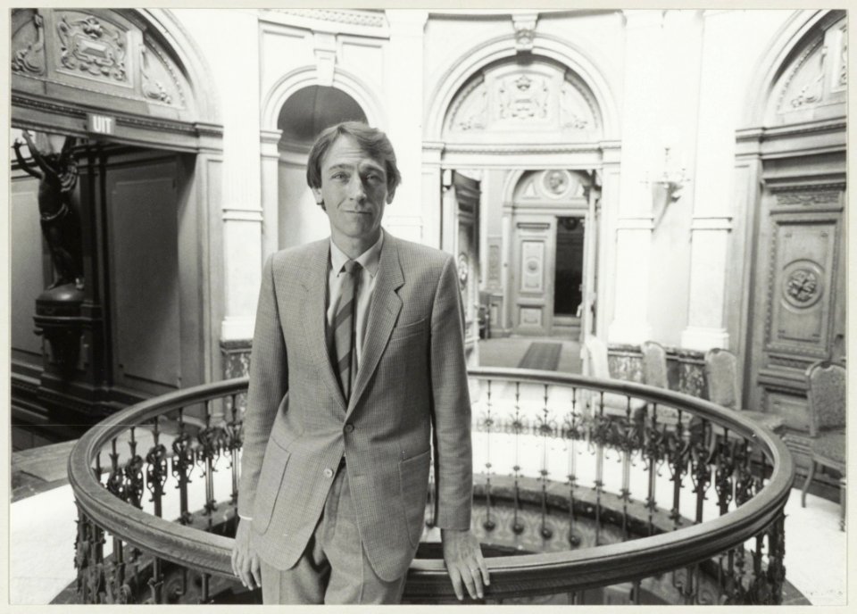 Mr E Ebbinge directeur van het Teylers museum