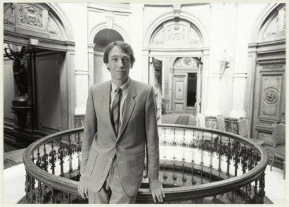 Mr E Ebbinge directeur van het Teylers museum