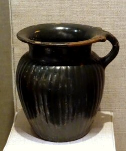 Mug, Greek, from Rome, 420-425 BC, black glaze terracotta - Spurlock Museum, UIUC - DSC05906 photo