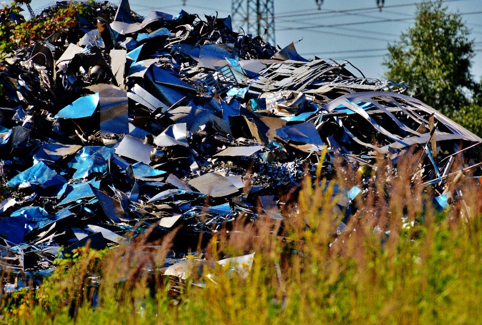 Scrap iron recycling metal