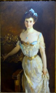 Mrs. Charles Pelham Curtis (Ellen Sears Amory Anderson Curtis), by John Singer Sargent, 1903, oil on canvas - Portland Museum of Art - Portland, Maine - DSC04291
