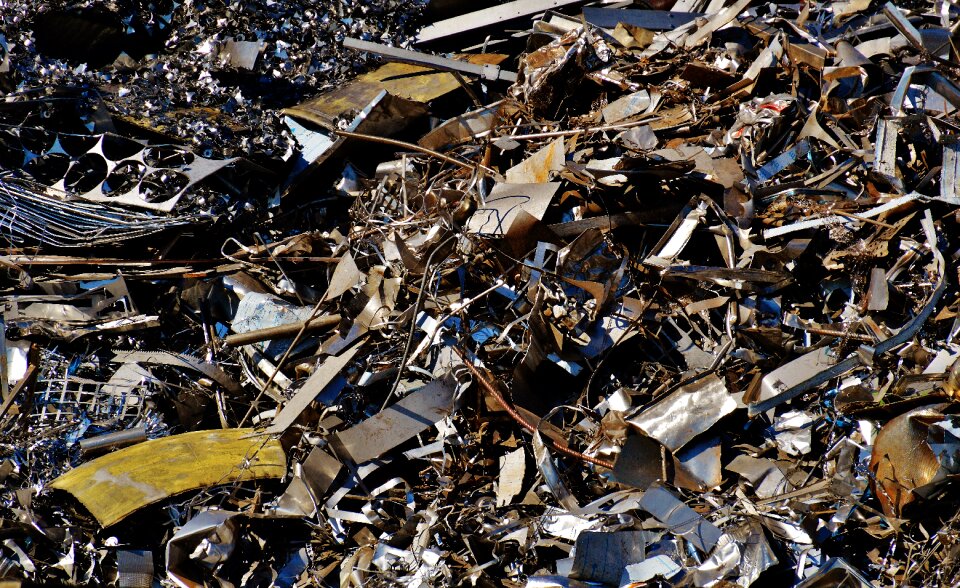 Scrap iron recycling metal