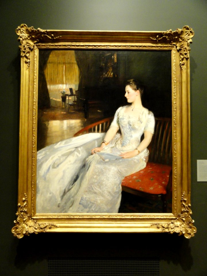 Mrs. Cecil Wade, by John Singer Sargent, 1886 - Nelson-Atkins Museum of Art - DSC09195