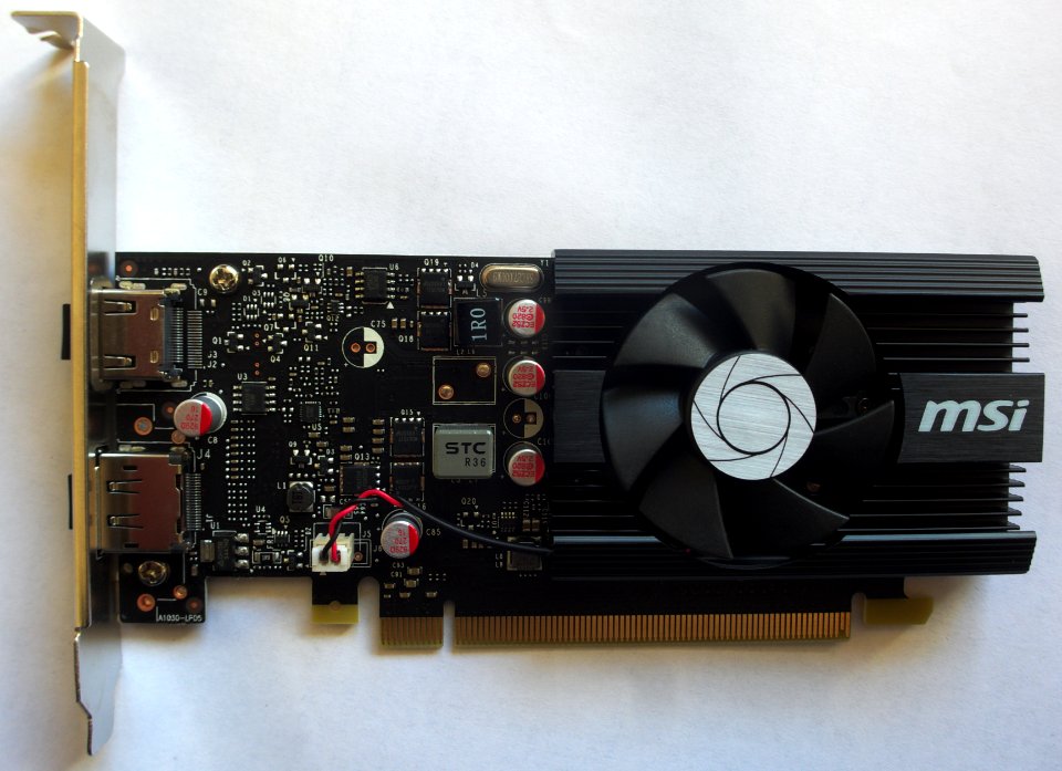 MSI GeForce GT 1030 2G LP OC Graphics Card 20200604-001