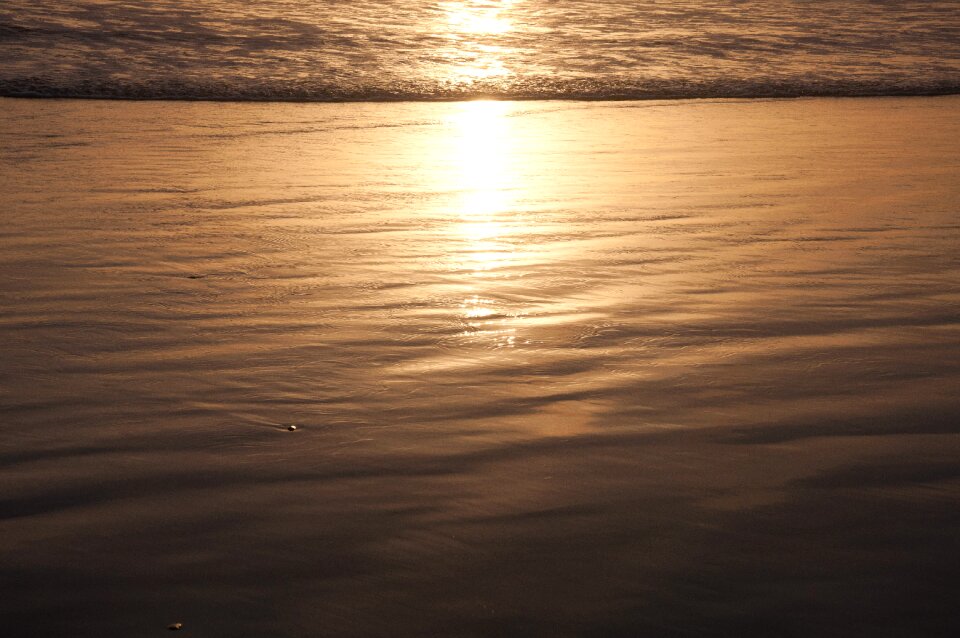 California evening sand