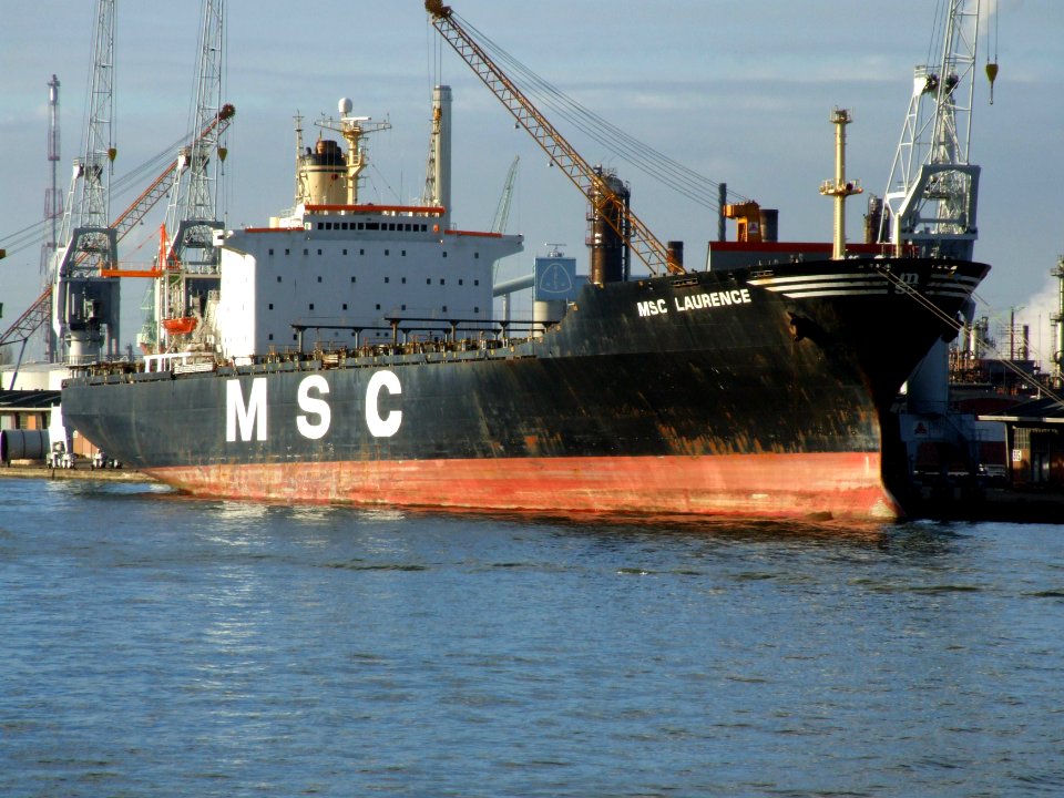 MSC Laurence pic1, Port of Antwerp, Belgium 07-Dec-2008