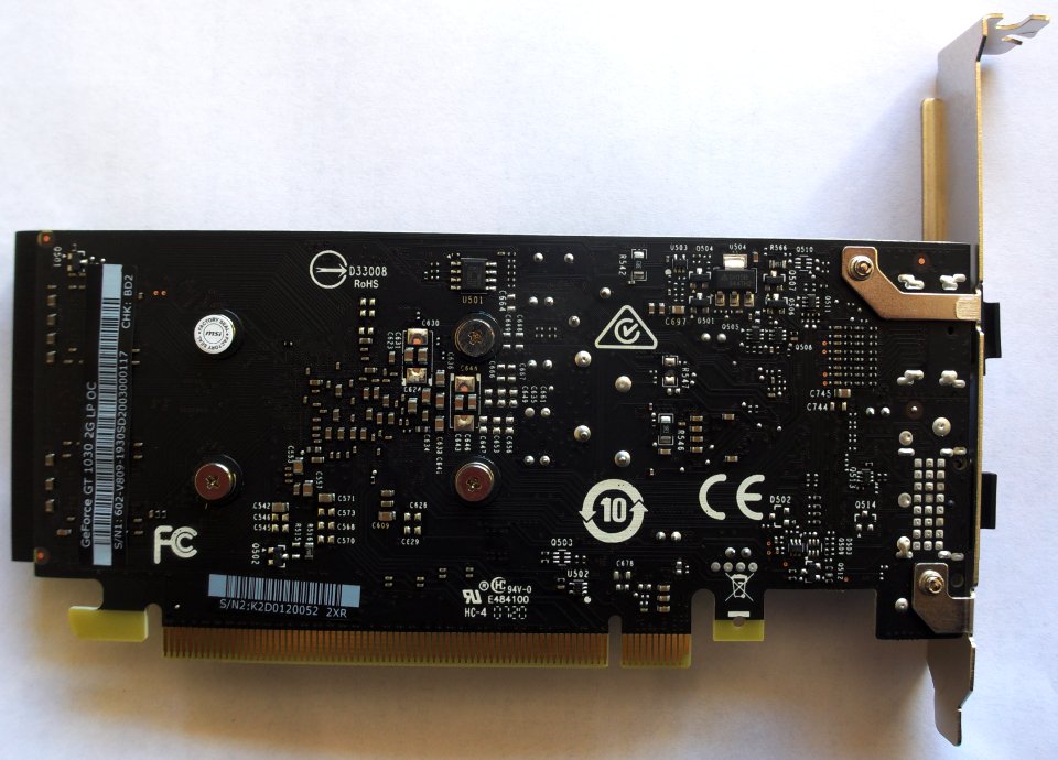 MSI GeForce GT 1030 2G LP OC Graphics Card 20200604-002