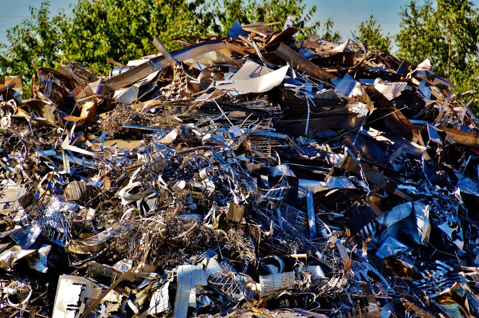 Scrap iron recycling metal