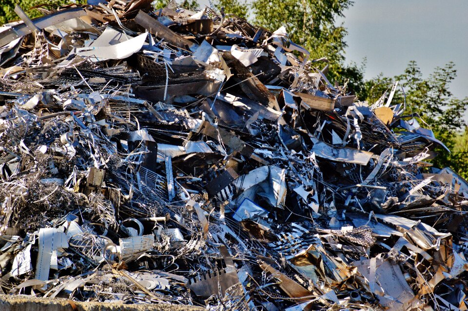 Scrap iron recycling metal