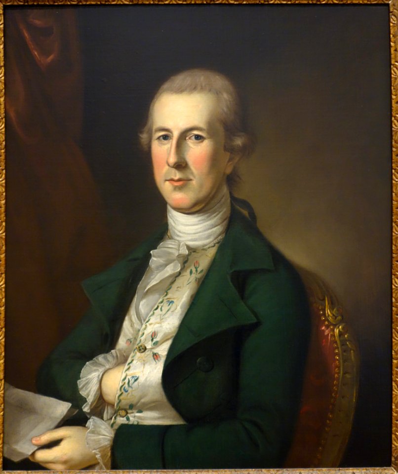 Mr. Thomas Russell by Charles Willson Peale, oil on canvas - Chazen Museum of Art - DSC02497