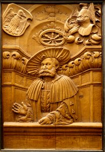 Mr. Schad von Mittelbiberach, by monogrammist MS, 1521, boxwood - Bode-Museum - DSC03364