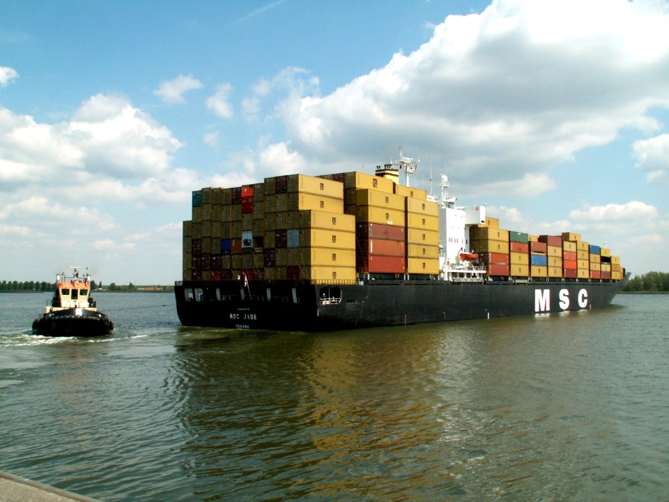MSC Jade, at Port of Antwerp, Belgium 01-Jan-2005