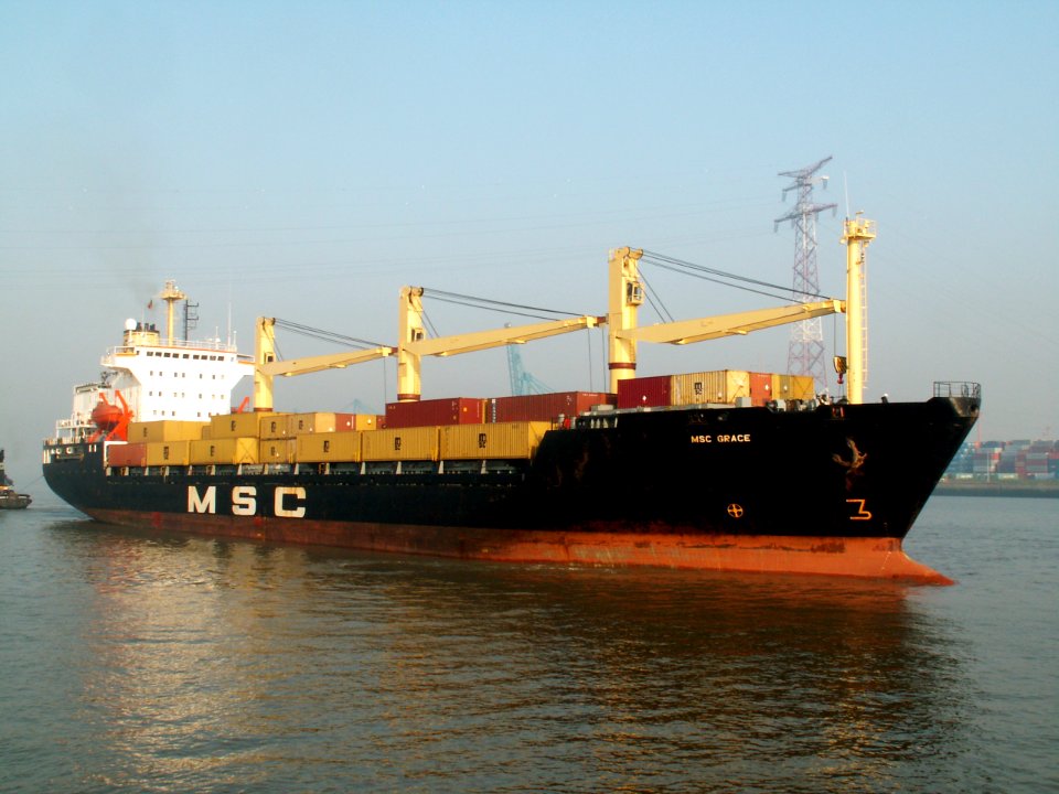 MSC Grace Port of Antwerp 21-Sep-2005