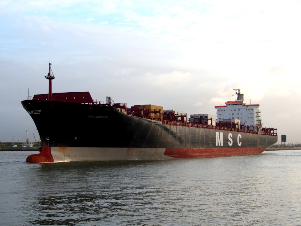 MSC Roberta (ship, 1993), IMO 9038907, Port of Antwerp, Belgium pic 3