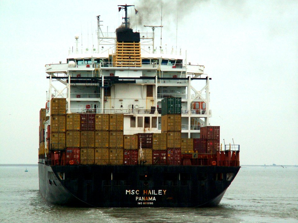 MSC Hailey p2, at Port of Antwerp, Belgium 23-Dec-2005