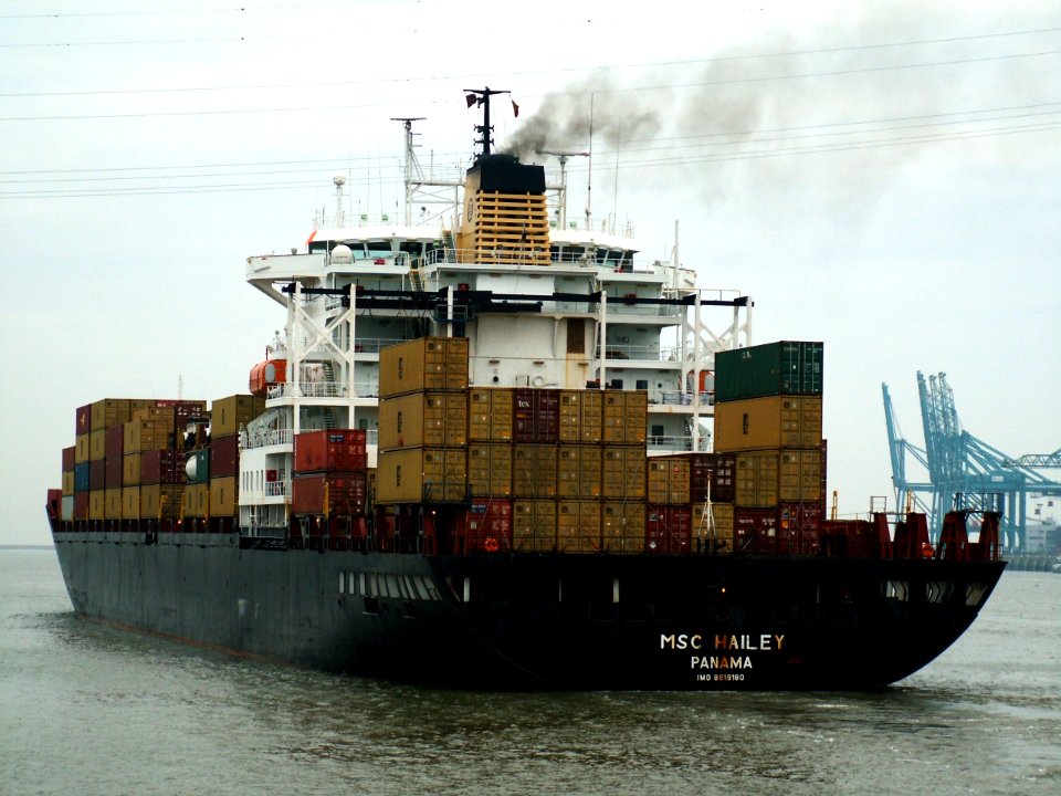 MSC Hailey p1, at Port of Antwerp, Belgium 23-Dec-2005