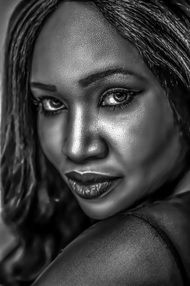 Face woman african american