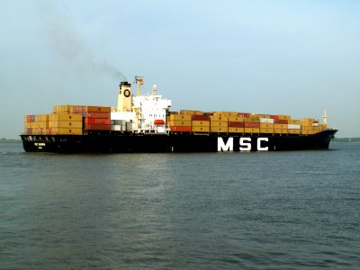 MSC Sabrina 28Jun05 Antw p1, at Port of Antwerp, Belgium 28-Jun-2005