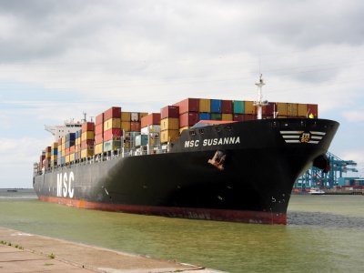 MSC SUSANNA - IMO 9290543 - Callsign 3ECU4, Berendrechtsluis, Port of Antwerp pic4