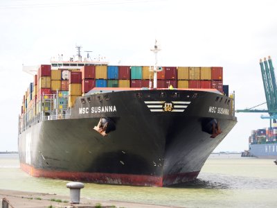 MSC SUSANNA - IMO 9290543 - Callsign 3ECU4, Berendrechtsluis, Port of Antwerp pic3