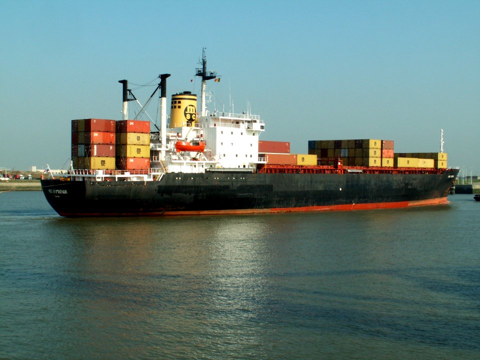 MSC Ermina aft, at Port of Antwerp, Belgium 12-Oct-2005