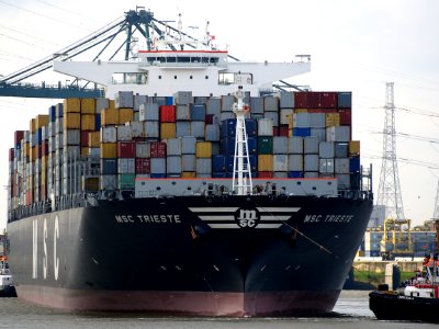 MSC Trieste (ship, 2011) IMO 948447 Schelde Port of Antwerp pic4