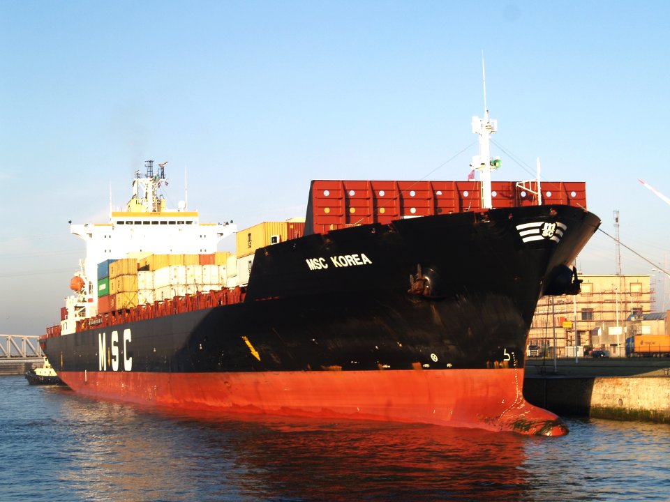 MSC Korea IMO 9123154 at Antwerp