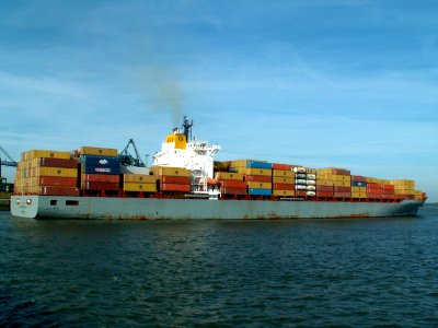 MSC Scandinavia 16Jun05 Antw, at Port of Antwerp, Belgium 16-Jun-2005