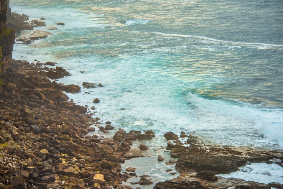 Sky romantic rock cliff
