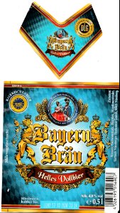 Nürnberger Bierkontor GmbH - Bayern Bräu - Helles Vollbier