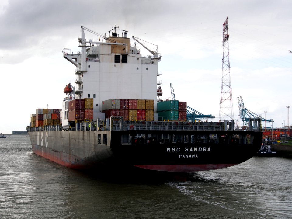 MSC Sandra (ship, 2000), IMO 9203954, Port of Antwerp pic2