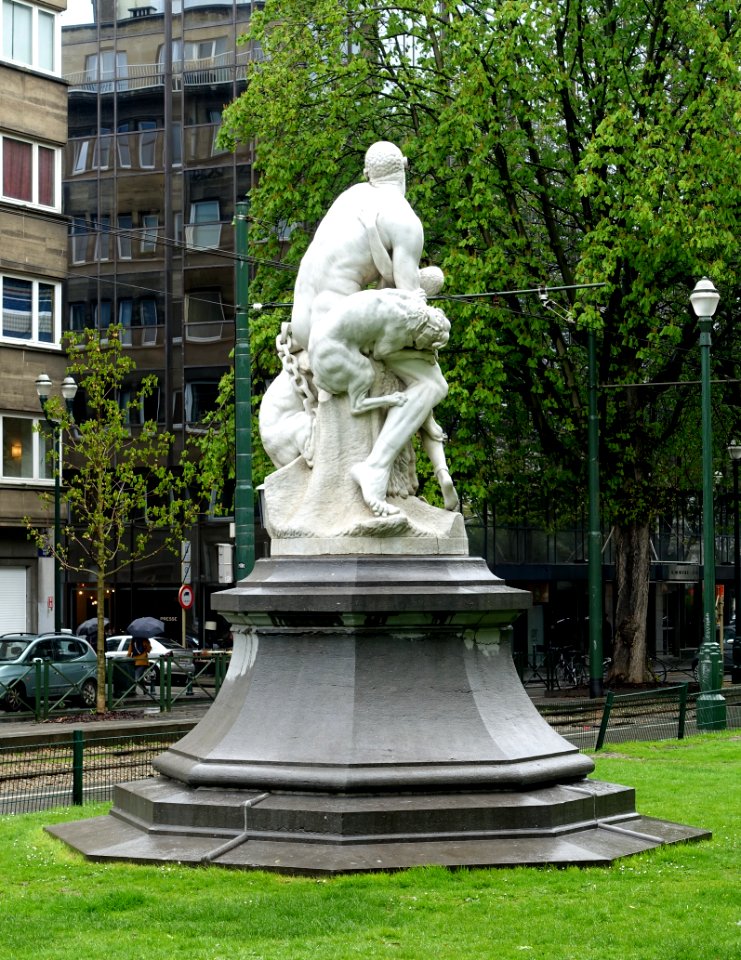 Nègres marrons surpris par des chiens - Brussels, Belgium - DSC06659
