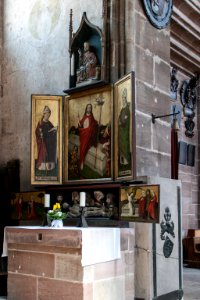 Nürnberg St Lorenz Innenraum Hoppe2003 (2)