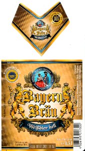Nürnberger Bierkontor GmbH - Bayern Bräu - Weißbier hell