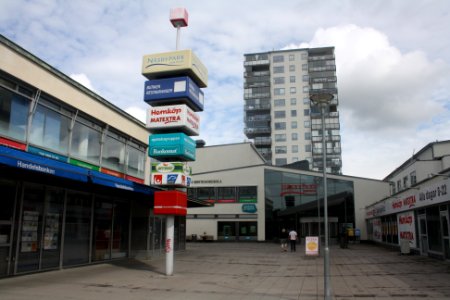 Näsbypark centrum - augusti 2014