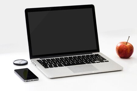 Laptop macbook pro office photo