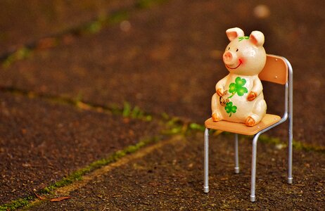 Lucky charm funny chair