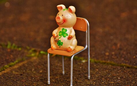 Lucky charm funny chair
