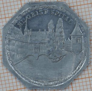 Nürnberg-Fürther Strassenbahn 20 Pfennig - Hl. Geist Spital