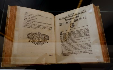 Nürnbergisches Gelehrten-Lexicon, by Georg Andreas Will and Christian Conrad Nopitsch, 1755-1758 and 1802-1808 - Stadtmuseum Fembohaus - Nuremberg, Germany - DSC02315