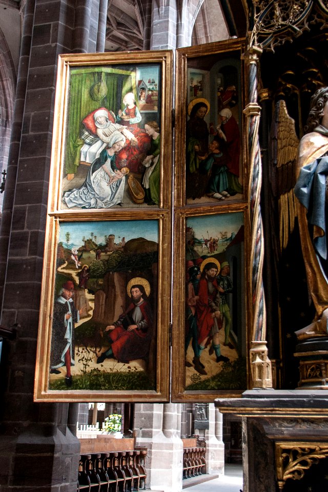 Nürnberg St Lorenz Innenraum Hoppe2003 (10)