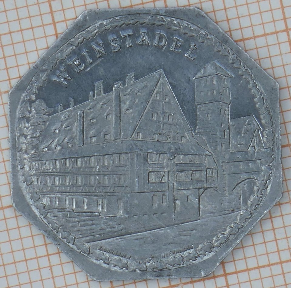 Nürnberg-Fürther Strassenbahn 20 Pfennig - Weinstadel