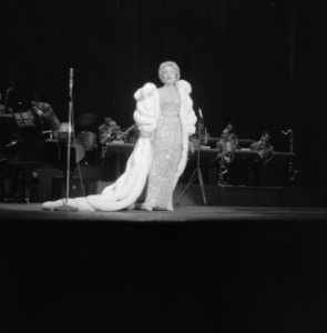 Nachtoptreden van Marlene Dietrich in het Tuschinkitheater te Amsterdam, Bestanddeelnr 911-2853
