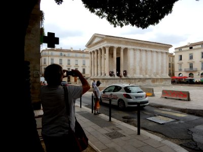 Nîmes La Maison Carrée Theres Takes A View From The Northwest (162677119)