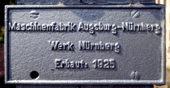 Nürnberg, Spitalbrücke, Hersteller, 1
